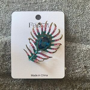 Multicolor Crystal Brooch